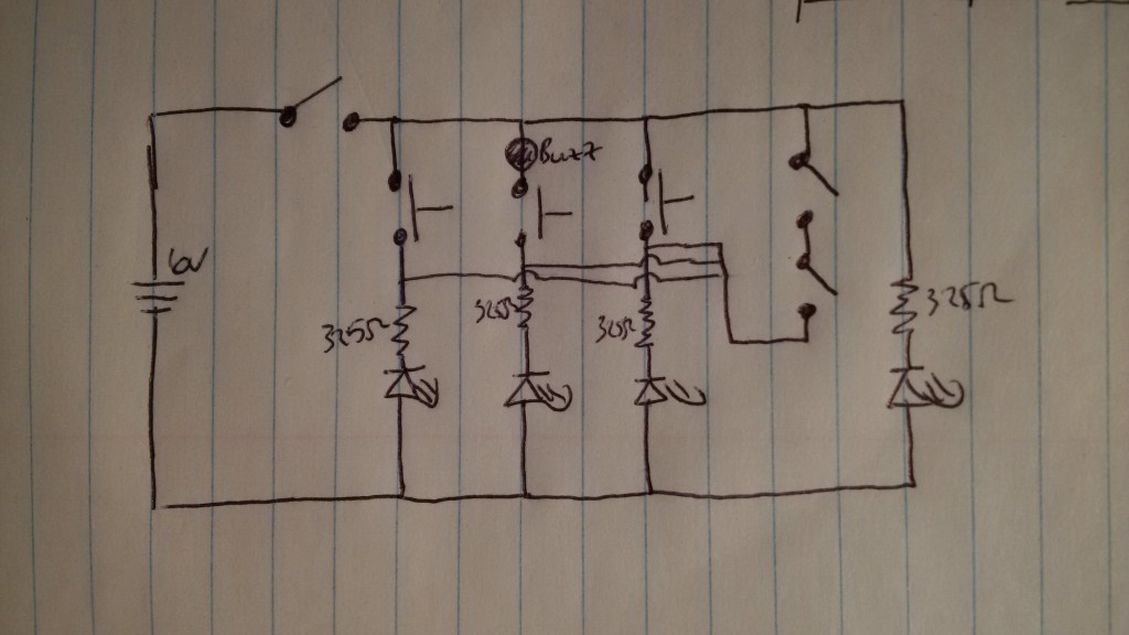 Toddler Activity Board - Electonics Schematic diagram