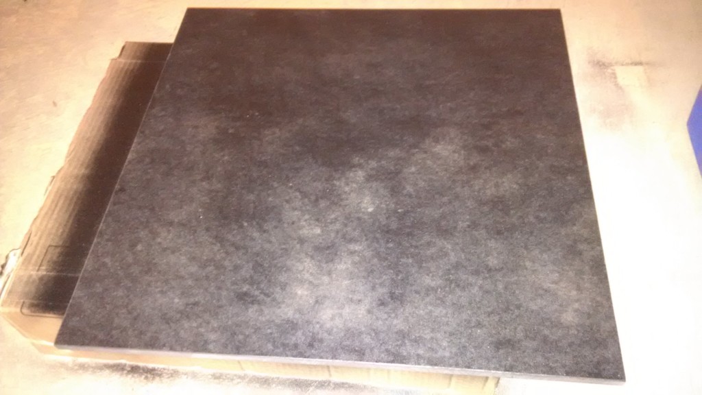 Don't paint the toddler busy board black first!