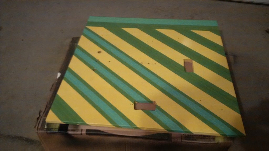 Toddler Activity Board - Now it's ready for black...